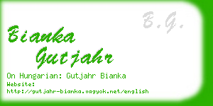 bianka gutjahr business card